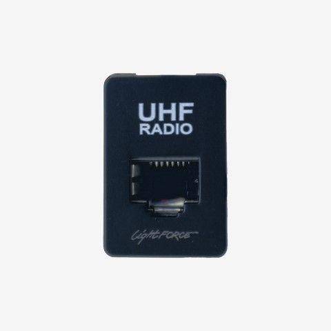 UHF Face Plate RJ45 TY2 suitable for Toyota - White