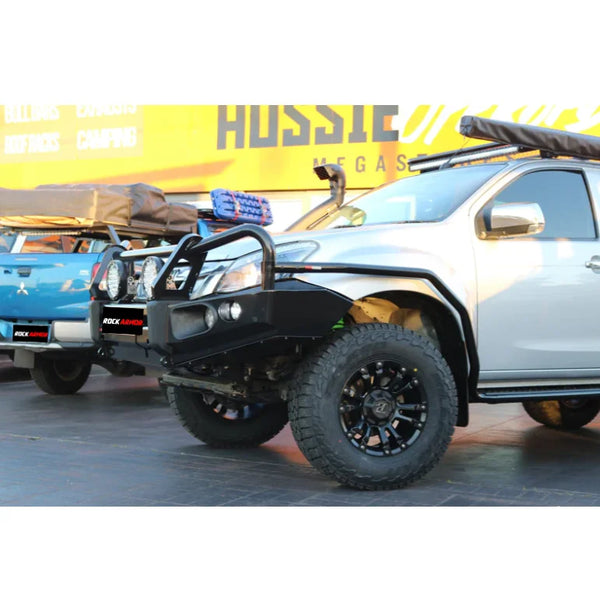 Rockarmor Elite Bullbar – Isuzu D-Max 06/2012-01/2017 (Bar Replacement, Eyebrows)