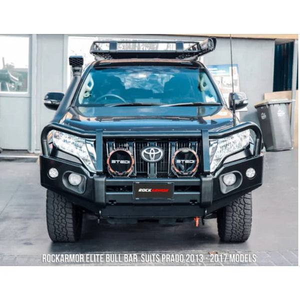 Rockarmor Elite Bullbar – Toyota Prado 150 Series 2018+ (Full Bar Replacement)