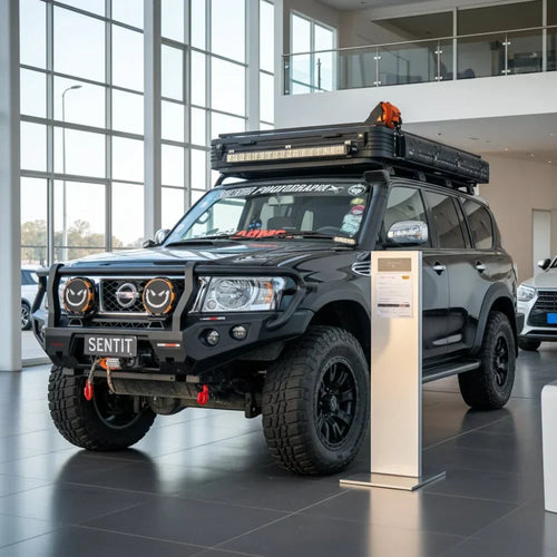 Rockarmor GT Hoop Bullbar – Nissan Patrol GU4+ (Full Bar Replacement)
