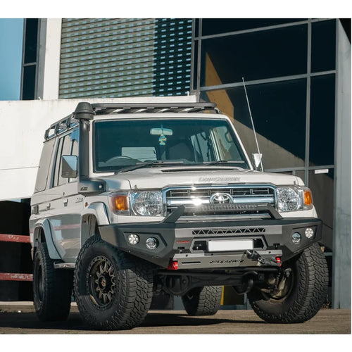 Rockarmor GT Hoopless Bullbar – Toyota Land Cruiser 78 Troopy 2007-2023 (Full Bar Replacement)