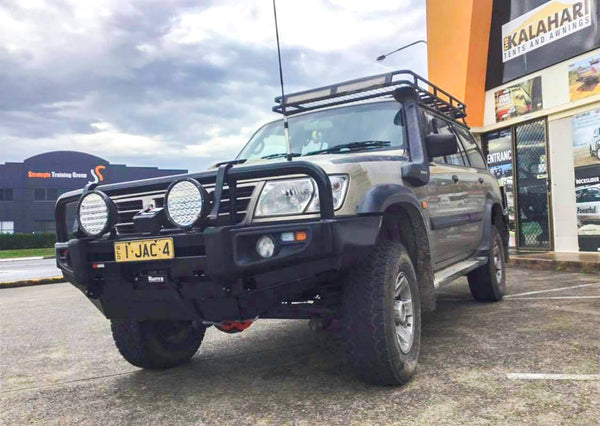 Rockarmor Premium Bullbar – Nissan Patrol GU 1997-09/2004 (Full Bar Replacement)