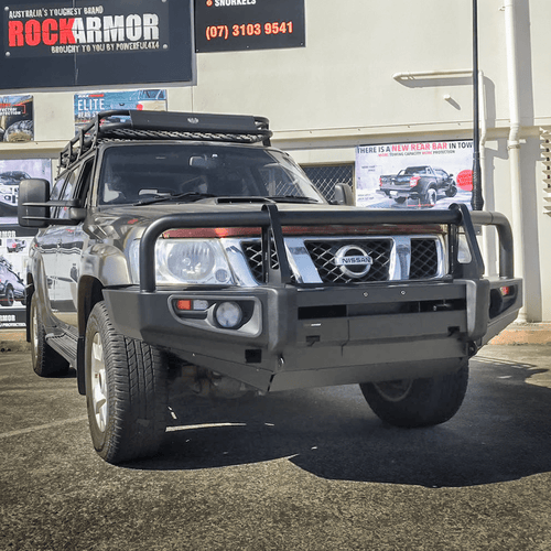 Rockarmor Premium Bullbar – Nissan Patrol GU 1997-09/2004 (Full Bar Replacement)