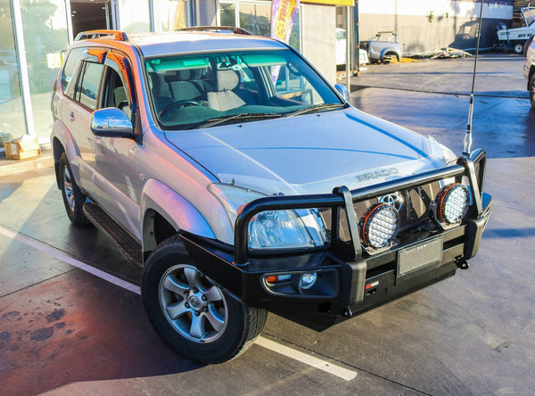 Rockarmor Premium Bullbar – Toyota Prado 120 Series 2003-2009 (Full Bar Replacement)