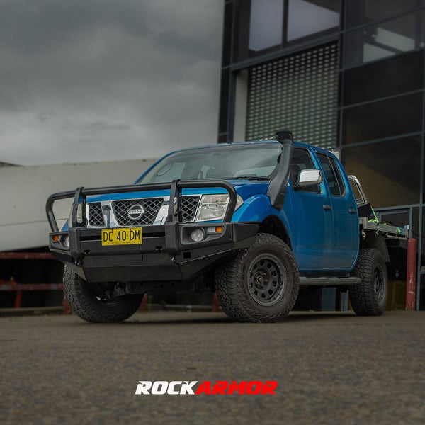 Rockarmor Premium Bullbar – Nissan Navara D40 2005-2015 Spanish/Thai & Pathfinder R51 (not STX550) (Bar Cut)