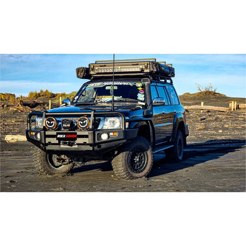 Rockarmor Premium Bullbar – Nissan Patrol GU4 2005+ (Full Bar Replacement)