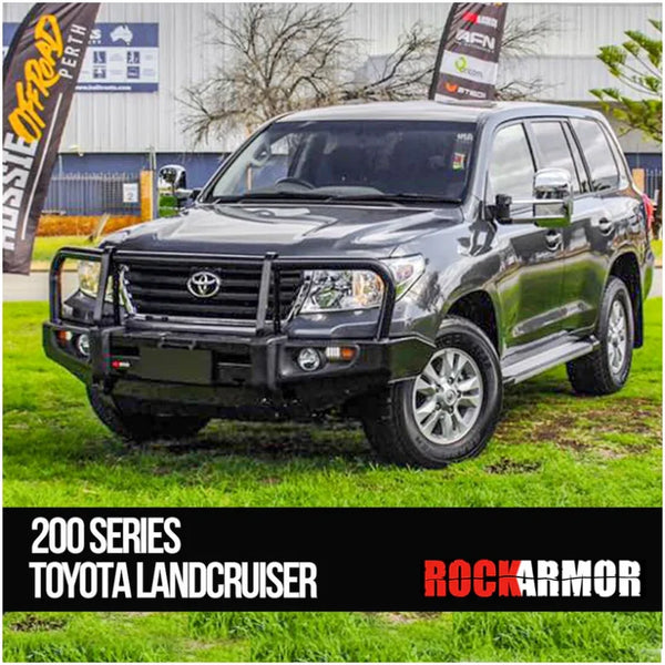 Rockarmor Premium Bullbar – Toyota Land Cruiser 200 GX/GXL/VX/Sahara 2007-2015 (Bar Cut)