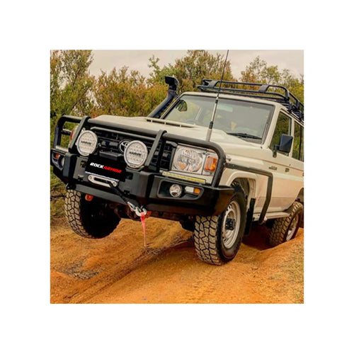 Rockarmor Premium Bullbar – Toyota Land Cruiser 76/78/79 2005+ (Full Bar Replacement)