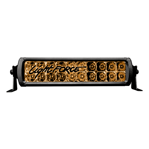 10” (254mm) Dual Row Viper Light Bar Amber Lens 20 x 5W - Off Road Use Only