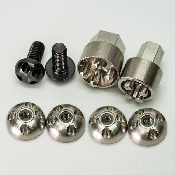 Anti theft kit - Viper Light Bar dual row end mounts - Pair