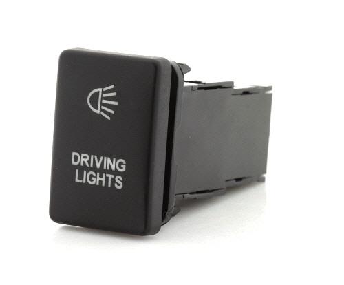 OE On/Off Push Button DRIVING LIGHTS Suit Various Toyota 2008> 32.5x22mm