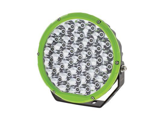 9" RND LED DRIVING LAMP COMBO BEAM 9-36V 160W 37 LEDs GREEN, SILVER or BLACK